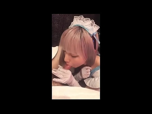 ❤️ جاپاني بت [میوکا]، د فرانسوي نوکرۍ جامې، لومړۍ برخه، بلو جاب او د لوشن سره ټوکر ❤️  جنس